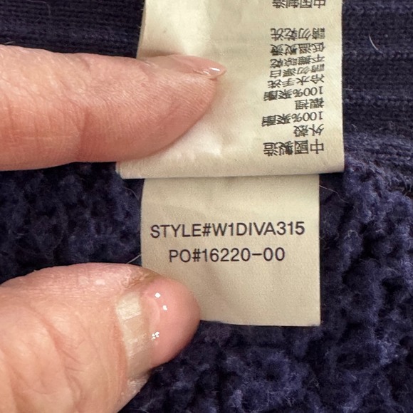 PrAna Women's Size M Navy Blue Diva Moto Mixed Materials Sweater Vest - Picture 6 of 12